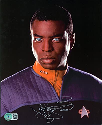LeVar Burton Star Trek First Contact Signed 8x10 Postcard Photo BAS #BB83025