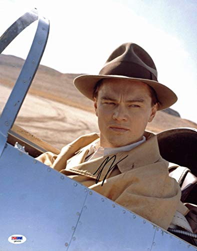 Leonardo Dicaprio The Aviator Authentic Signed 11x14 Photo PSA/DNA #Q85650