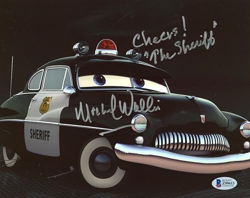 Michael Wallis Cars "Cheers The Sheriff" Authentic Signed 8x10 Photo BAS #Z99613