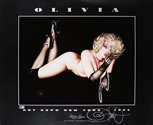 Olivia De Berardinis Signed 24x29.5 Art Expo New York Poster BAS #BA74082
