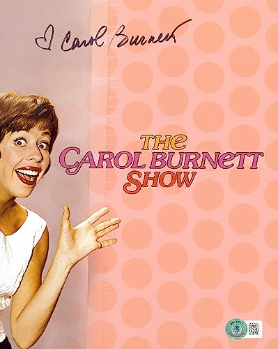 Carol Burnett Authentic Signed 8x10 Photo Autographed BAS #BJ67542