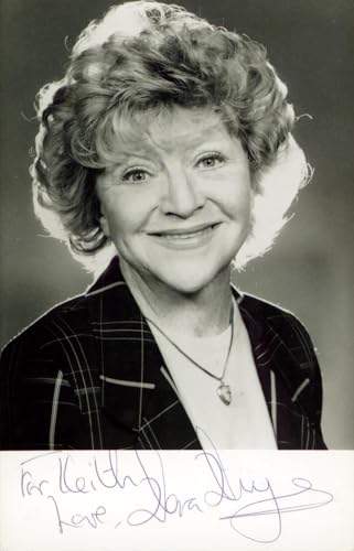 Dora Bryan A Taste of Honey "For Keith Love" Signed 3.5x5.5 Photo BAS #BM38102