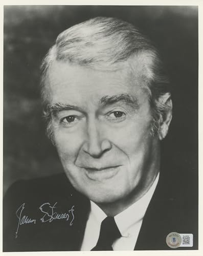 James Stewart It's a Wonderful Life Authentic Signed 8x10 Photo BAS #BL44555