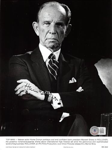 Hume Cronyn Rollover Authentic Signed 7.5x10 Photo Autographed BAS #BK03995