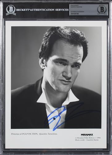 Quentin Tarantino Pulp Fiction Authentic Signed 8x10 Photo BAS Slabbed
