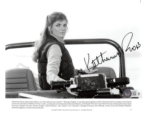 Katharine Ross Wrong Is Right Authentic Signed 8x10 Photo BAS #BL44625