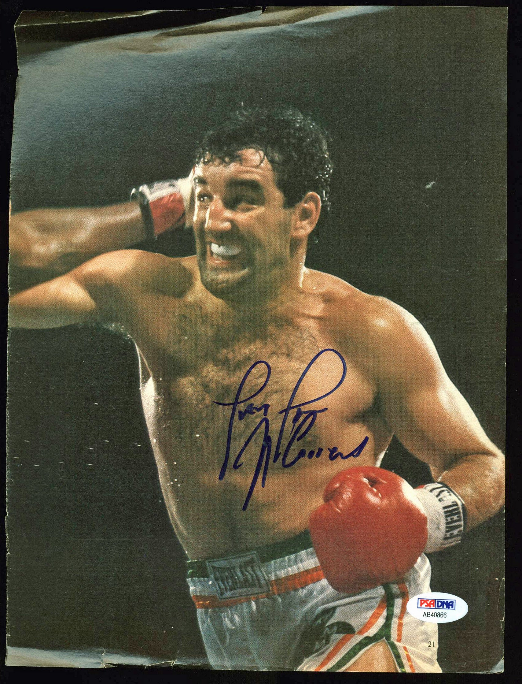 Gerry Cooney Authentic Signed 8x11 Boxing Magazine Page Photo PSA/DNA #AB40866