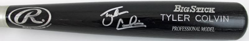 Cubs Tyler Colvin Authentic Signed Baseball Bat PSA/DNA #Q41188
