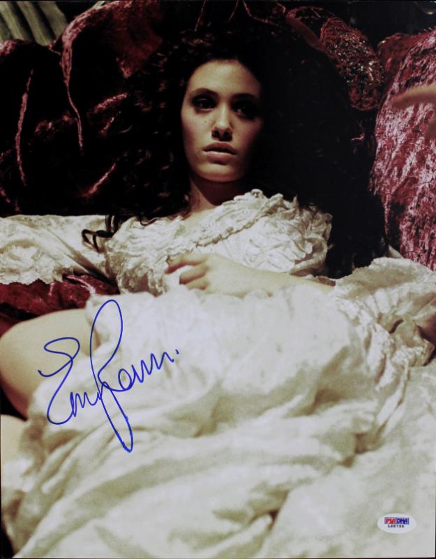 Emmy Rossum Signed Authentic 11X14 Photo Autographed PSA/DNA #L68799