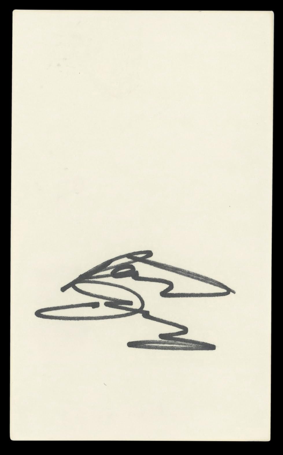 Patrick Dempsey Grey's Anatomy Authentic Signed 3x5 Index Card BAS #BL98504