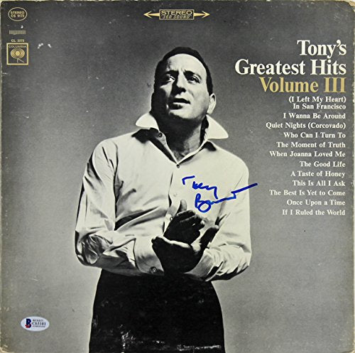 Tony Bennett Authentic Signed Greatest Hits Vol III Album Cover BAS #C63101
