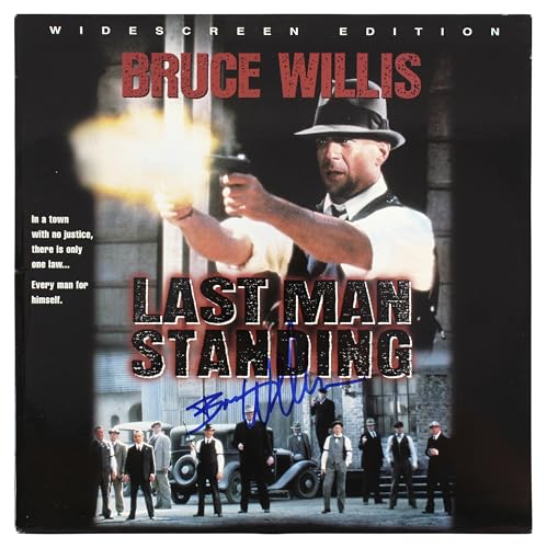 Bruce Willis Last Man Standing Authentic Signed Laserdisc Cover BAS #BF88176