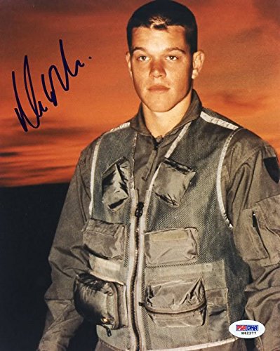 Matt Damon Saving Private Ryan Signed Authentic 8X10 Photo PSA/DNA #M42377