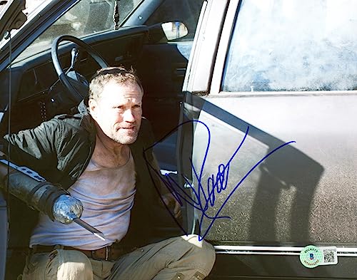 Michael Rooker The Walking Dead Authentic Signed 8x10 Photo BAS #BG79210