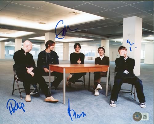 Radiohead (4) Yorke, O'Brien, Greenwood & Selway Signed 8x10 Photo BAS #AB77852