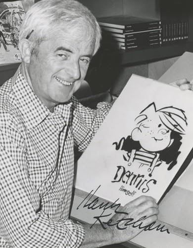 Hank Ketcham Dennis the Menace Authentic Signed 3.75x4.75 Photo BAS #BK43326