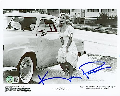 Kelly Preston Mischief Authentic Signed 8x10 Photo Autographed BAS #BG83211
