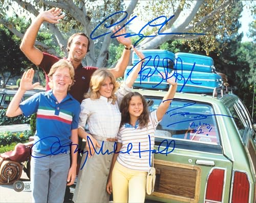 Vacation (4) Chase, D'Angelo, Hall & Barron Signed 11x14 Photo BAS Witnessed 10