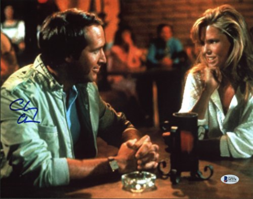 Chevy Chase National Lampoon's Vacation Signed 11X14 Photo BAS Witnessed 2