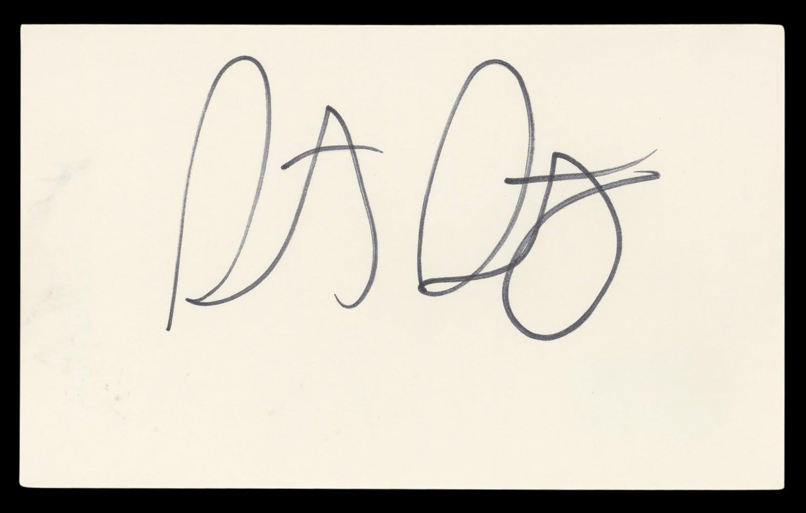 Steve Guttenberg Police Academy Authentic Signed 3x5 Index Card BAS #BL98472