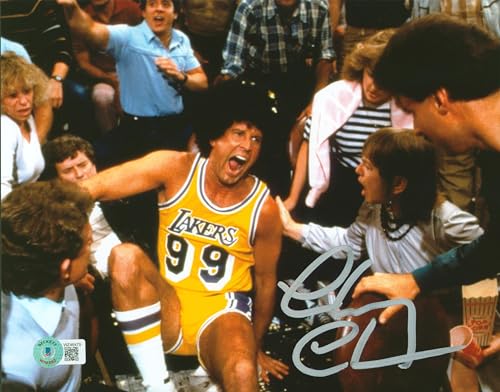 Chevy Chase Fletch Authentic Signed 8x10 Horizontal On Ground Photo BAS Witness