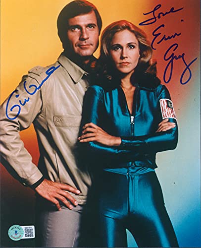 Gil Gerard & Erin Gray Buck Rogers in the 25th Century Signed 8x10 Photo BAS