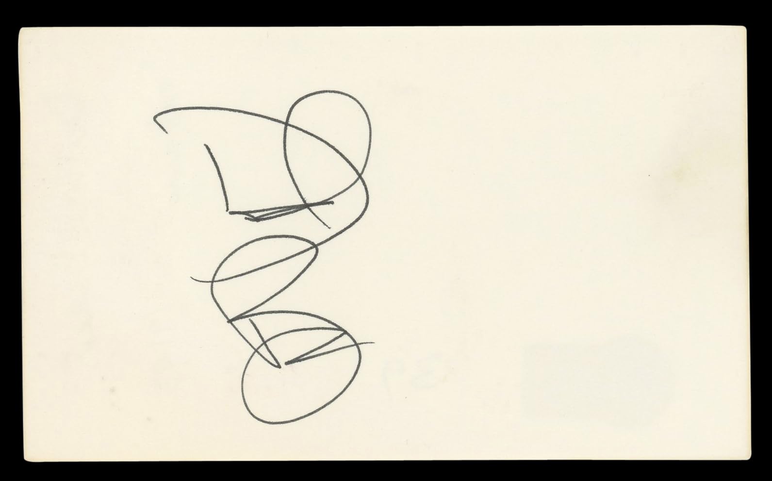 Diedrich Bader Napoleon Dynamite Authentic Signed 3x5 Index Card BAS #BL96944