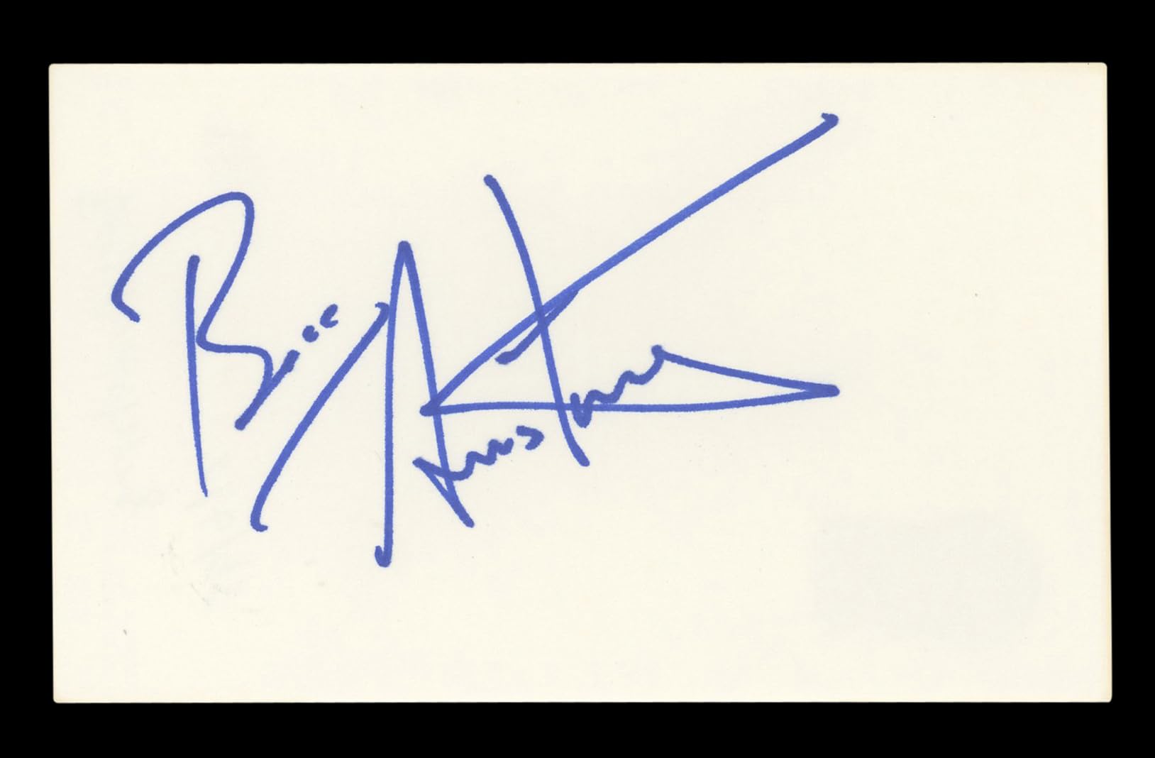 Bess Armstrong The Four Seasons Signed 3x5 Index Card Autographed BAS #AD70181