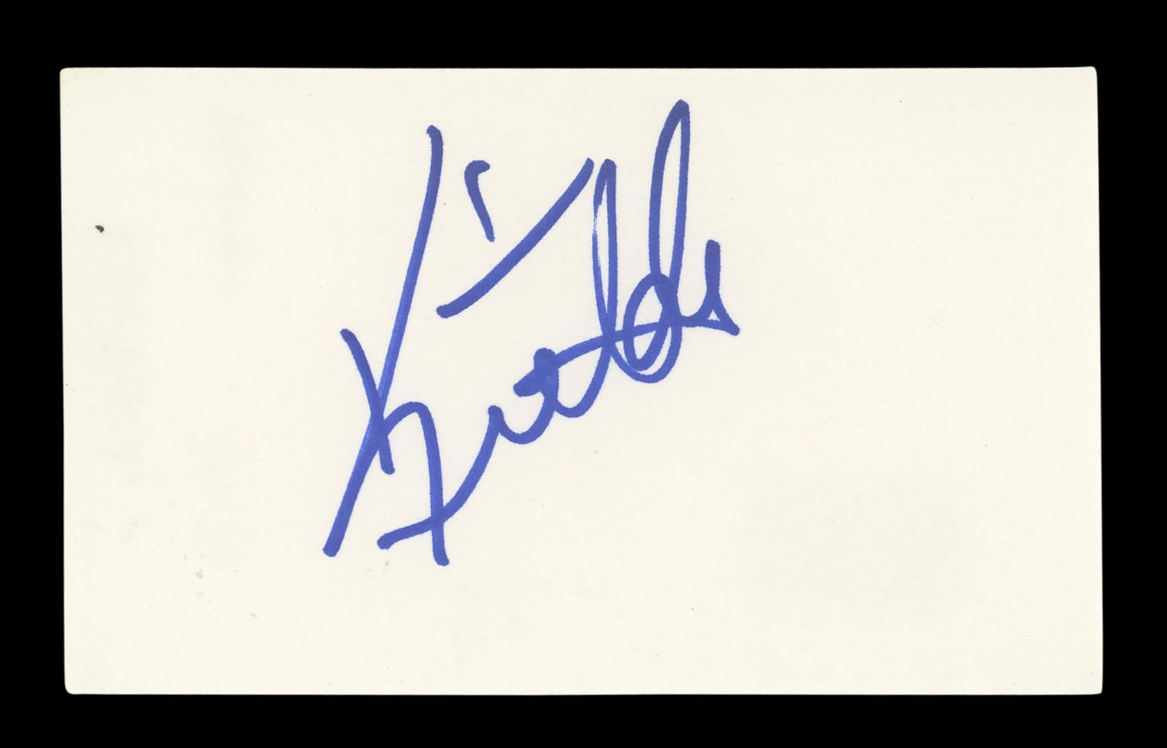 Kim Fields The Facts of Life Signed 3x5 Index Card Autographed BAS #BL96615