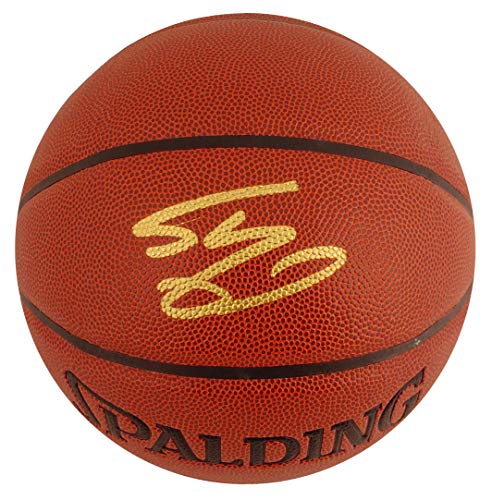 Lakers Shaquille O'Neal Authentic Signed Brown Spalding Tack Soft Basketball BAS
