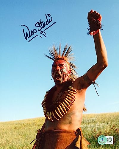 Wes Studi Dances with Wolves Authentic Signed 8x10 Photo BAS #BJ67530