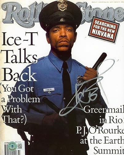 Ice-T Body Count Authentic Signed 8x10 Photo Autographed BAS #BH01685
