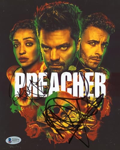 Dominic Cooper & Ruth Negga Preacher Authentic Signed 8x10 Photo BAS #S55975