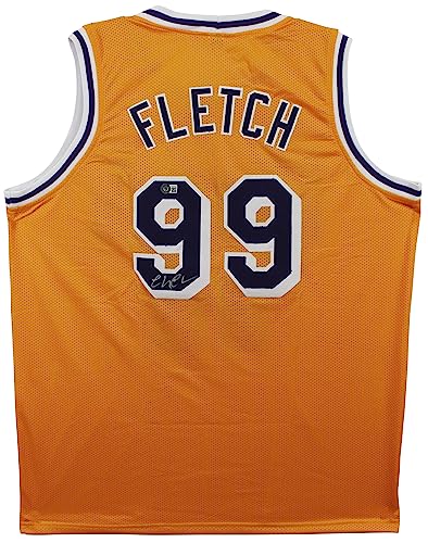 Chevy Chase Fletch Authentic Signed Yellow Pro Style Jersey BAS Witness #WM90932