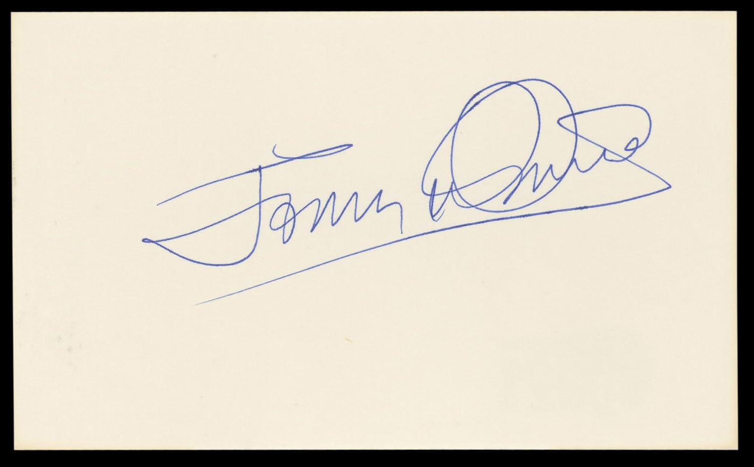Jimmy Osmond Osmonds Authentic Signed 3x5 Index Card Autographed BAS #BL98830