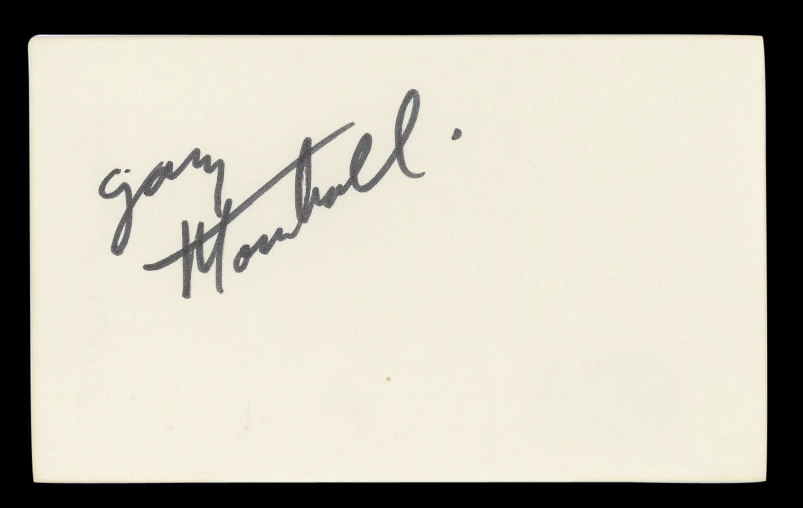 Garry Marshall The Princess Diaries Authentic Signed 3x5 Index Card BAS #BL96416