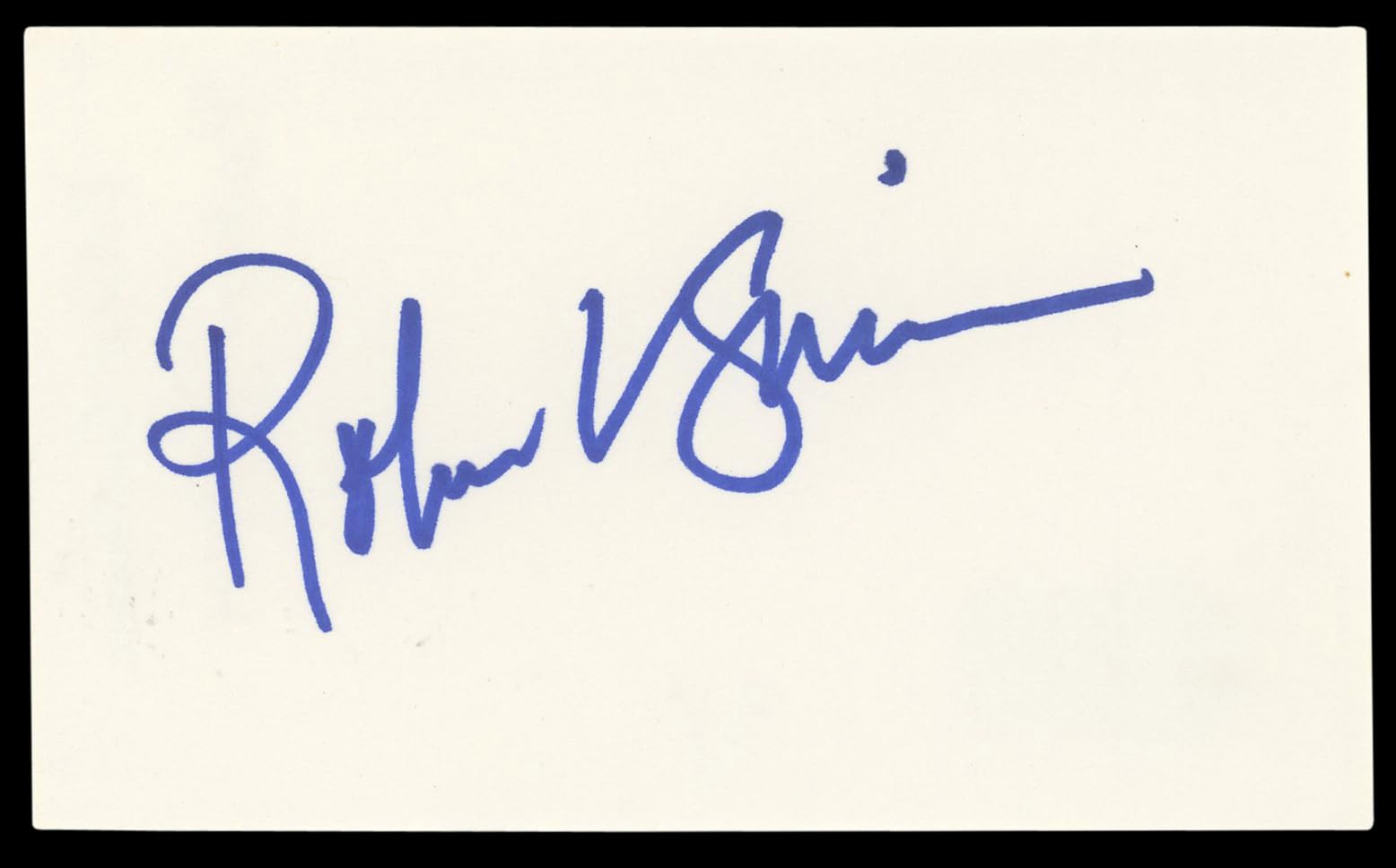 Robert Guillaume The Lion King Authentic Signed 3x5 Index Card BAS #BL98605