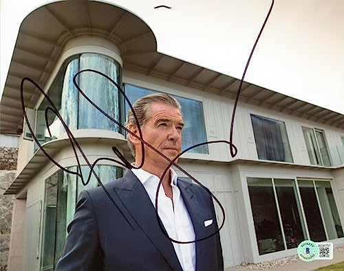 Pierce Brosnan I.T. Authentic Signed 8x10 Photo Autographed BAS #BG90757