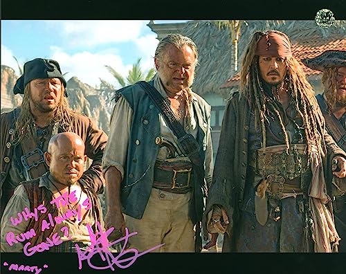 Martin Klebba Pirates Of The Caribbean Signed 8x10 Photo Wizard World #017935