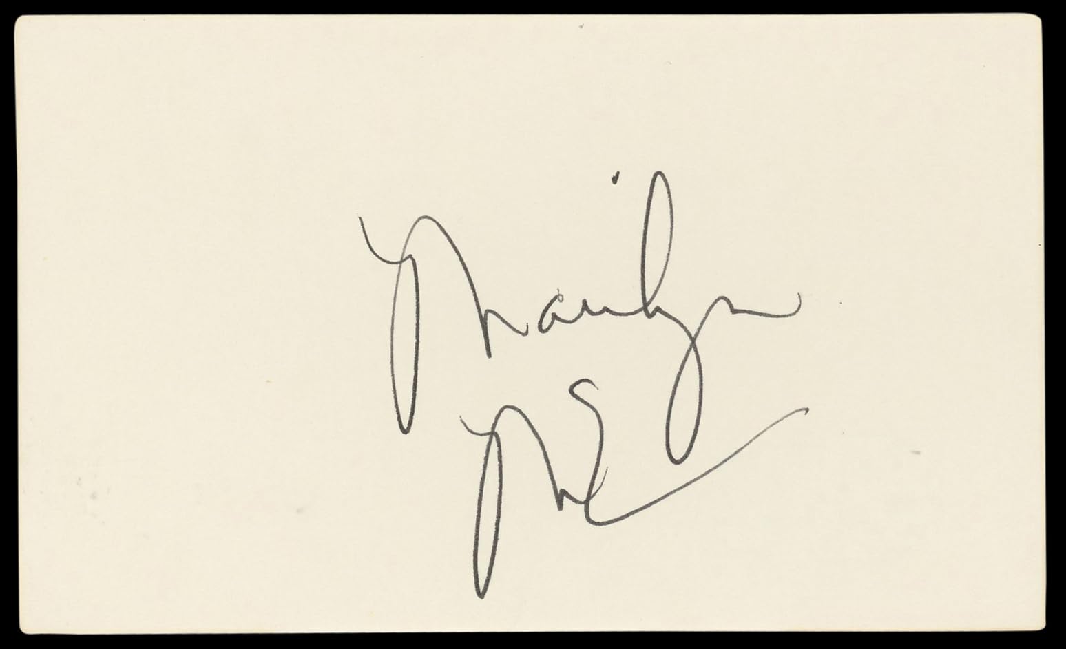 Marilyn McCoo 5th Dimension Authentic Signed 3x5 Index Card BAS #BL98897