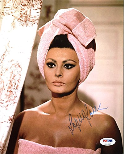 Sophia Loren Authentic Signed 8X10 Photo Autographed PSA/DNA #Z91037