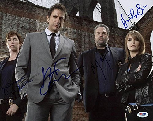 Law & Order- Erbe, D'Onofrio, Goldblum & Nicholson Signed 11X14 Photo PSA I47780