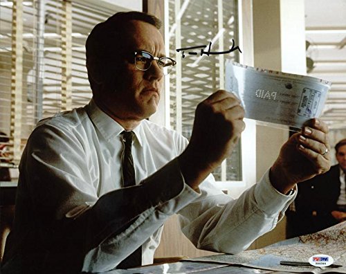 Tom Hanks Catch Me If You Can Signed Authentic 11X14 Photo PSA/DNA #X44344