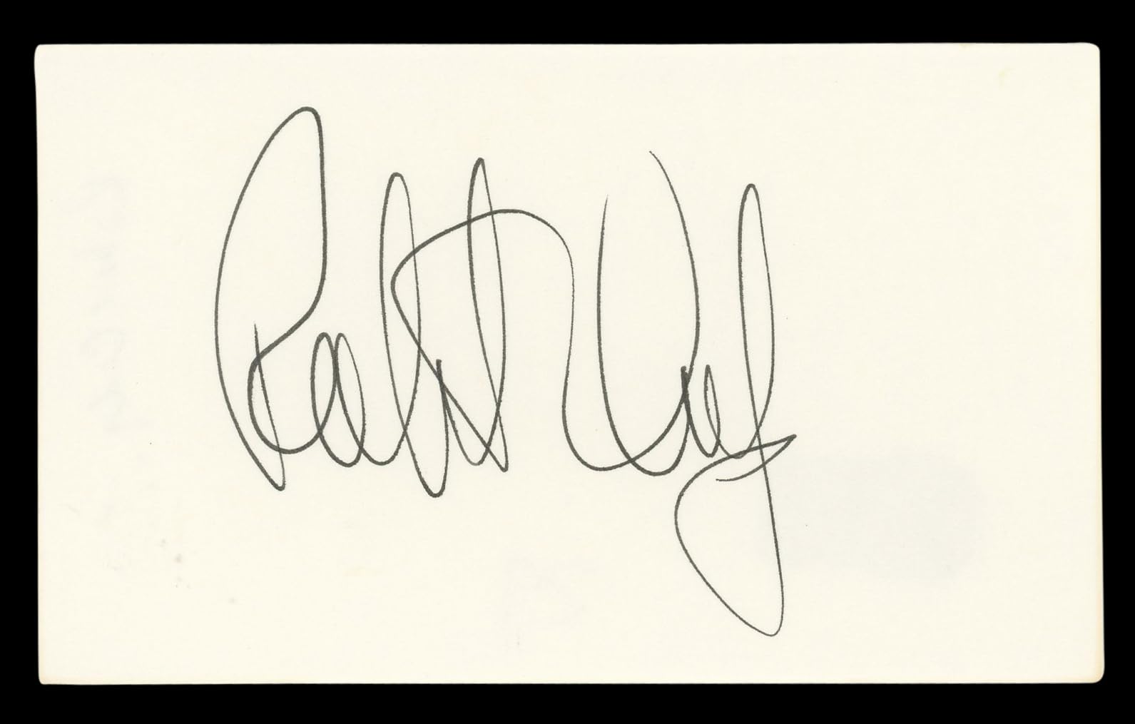 Robert Culp I Spy Authentic Signed 3x5 Index Card Autographed BAS #BL96792