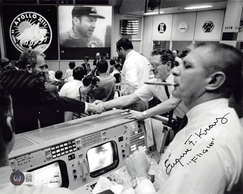 Gene Kranz NASA Flight Director "Flight" Signed 8x10 Photo BAS #BK43870