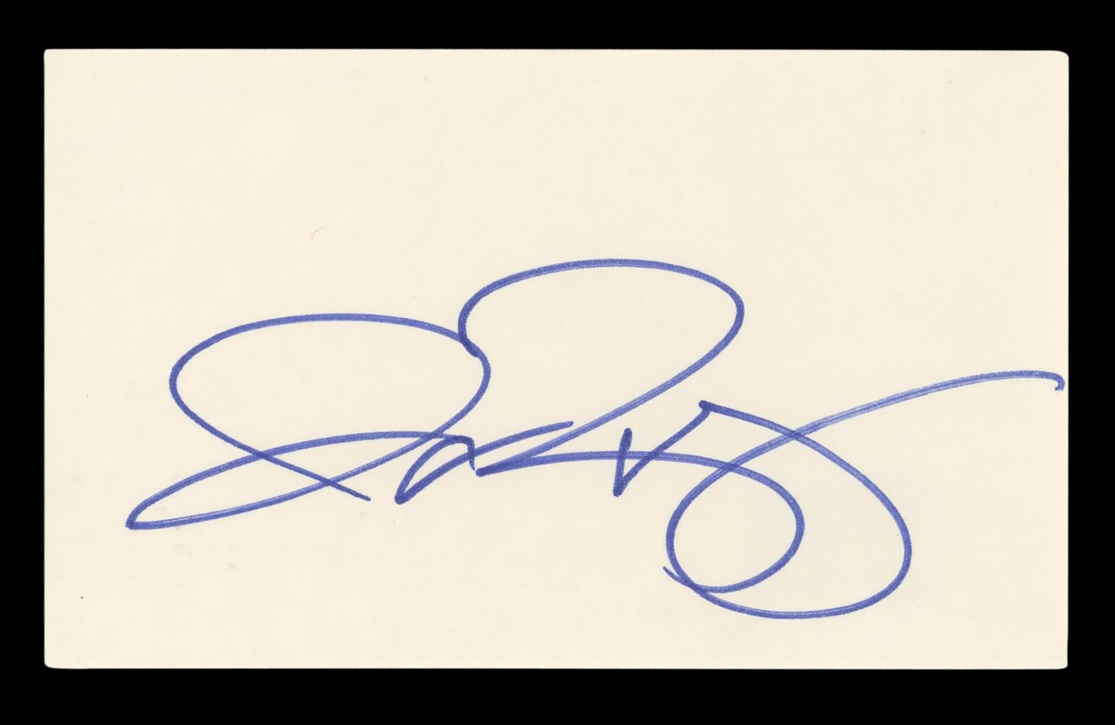 Ian Ziering Beverly Hills 90210 Authentic Signed 3x5 Index Card BAS #BL96666