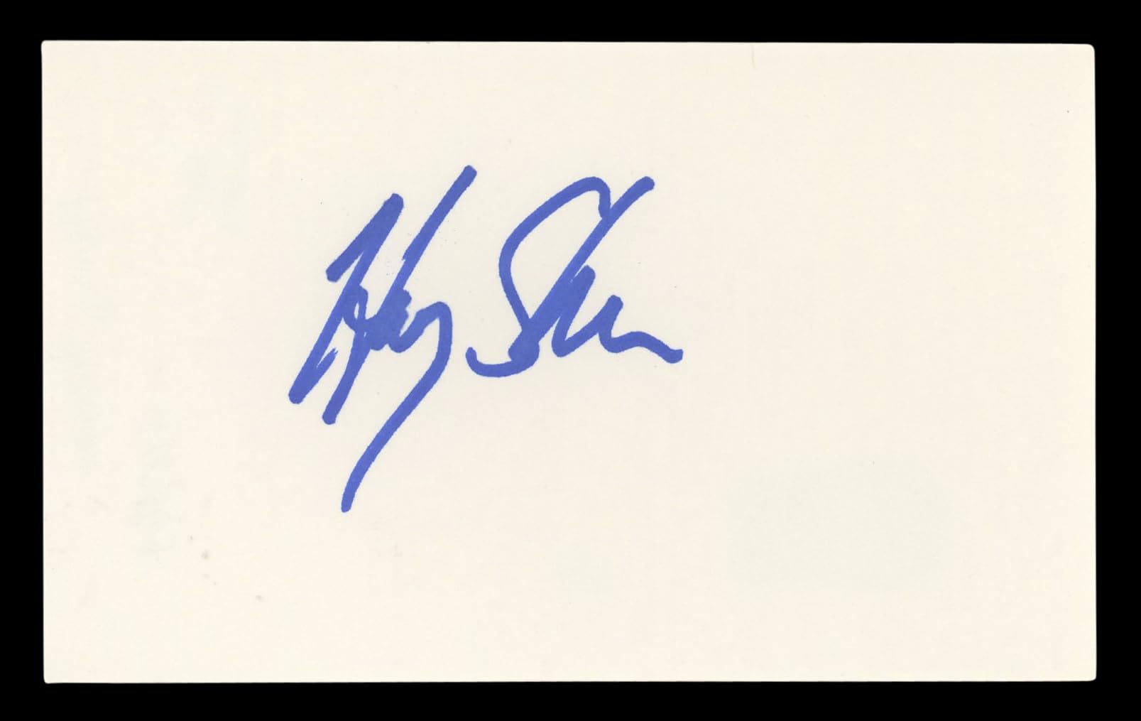 Harry Shearer The Simpsons Authentic Signed 3x5 Index Card BAS #BL96933