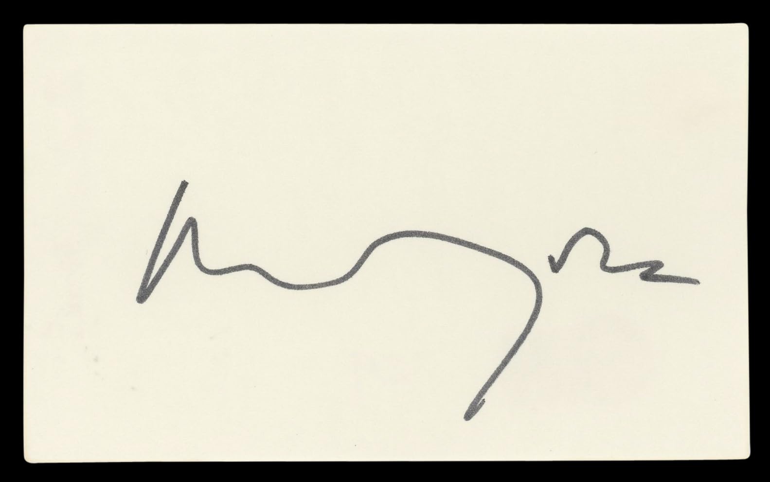 Michael York Romeo + Juliet Authentic Signed 3x5 Index Card BAS #BL96734