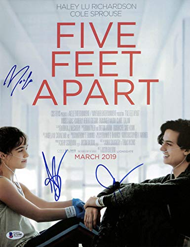 Five Feet Apart (3) Guerra, Arias & Baldoni Signed 11x14 Photo BAS #A71986