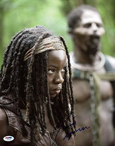 Danai Gurira The Walking Dead Signed Authentic 11X14 Photo PSA/DNA #U23656